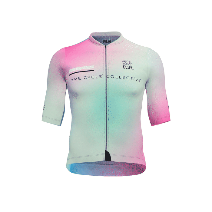 The Cycle Collective pastel performance jersey