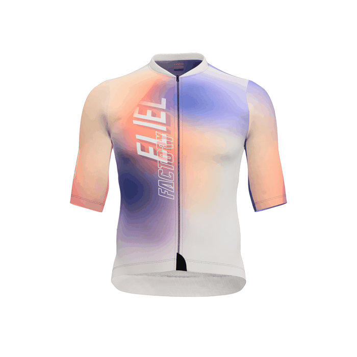 Faster pastel gradient cycling jersey